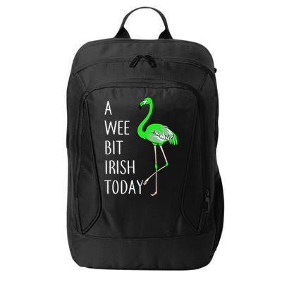 A Wee Bit Irish Today Flamingo City Backpack