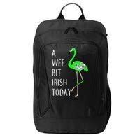 A Wee Bit Irish Today Flamingo City Backpack