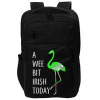 A Wee Bit Irish Today Flamingo Impact Tech Backpack