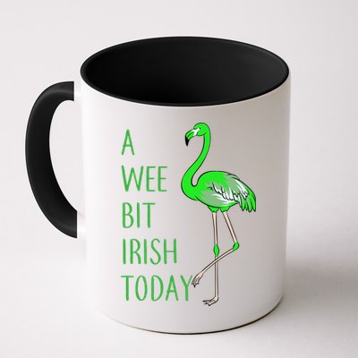 A Wee Bit Irish Today Flamingo Mug