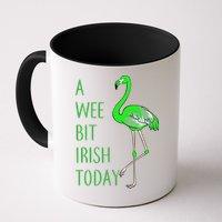 A Wee Bit Irish Today Flamingo Mug
