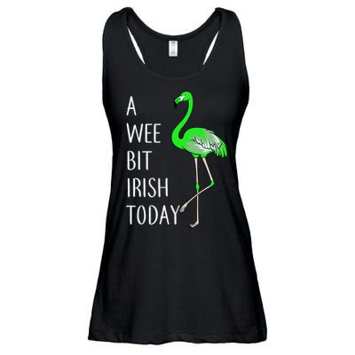 A Wee Bit Irish Today Flamingo Ladies Essential Flowy Tank