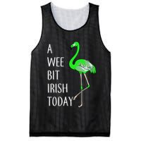 A Wee Bit Irish Today Flamingo Mesh Reversible Basketball Jersey Tank