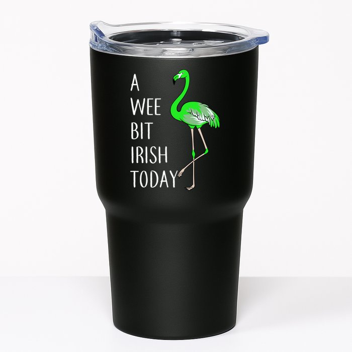 A Wee Bit Irish Today Flamingo Tumbler