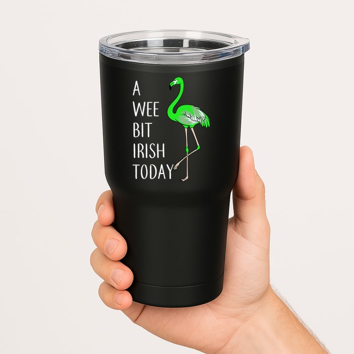 A Wee Bit Irish Today Flamingo Tumbler