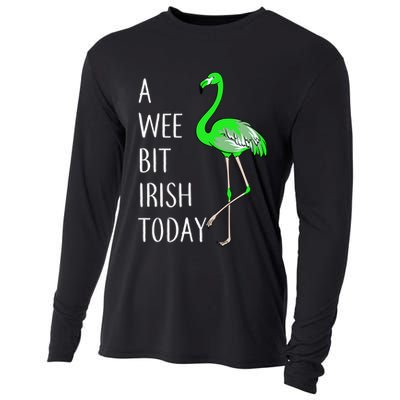 A Wee Bit Irish Today Flamingo Cooling Performance Long Sleeve Crew