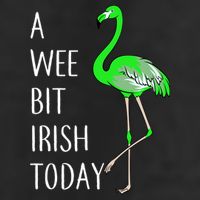 A Wee Bit Irish Today Flamingo 25L Jumbo Tote