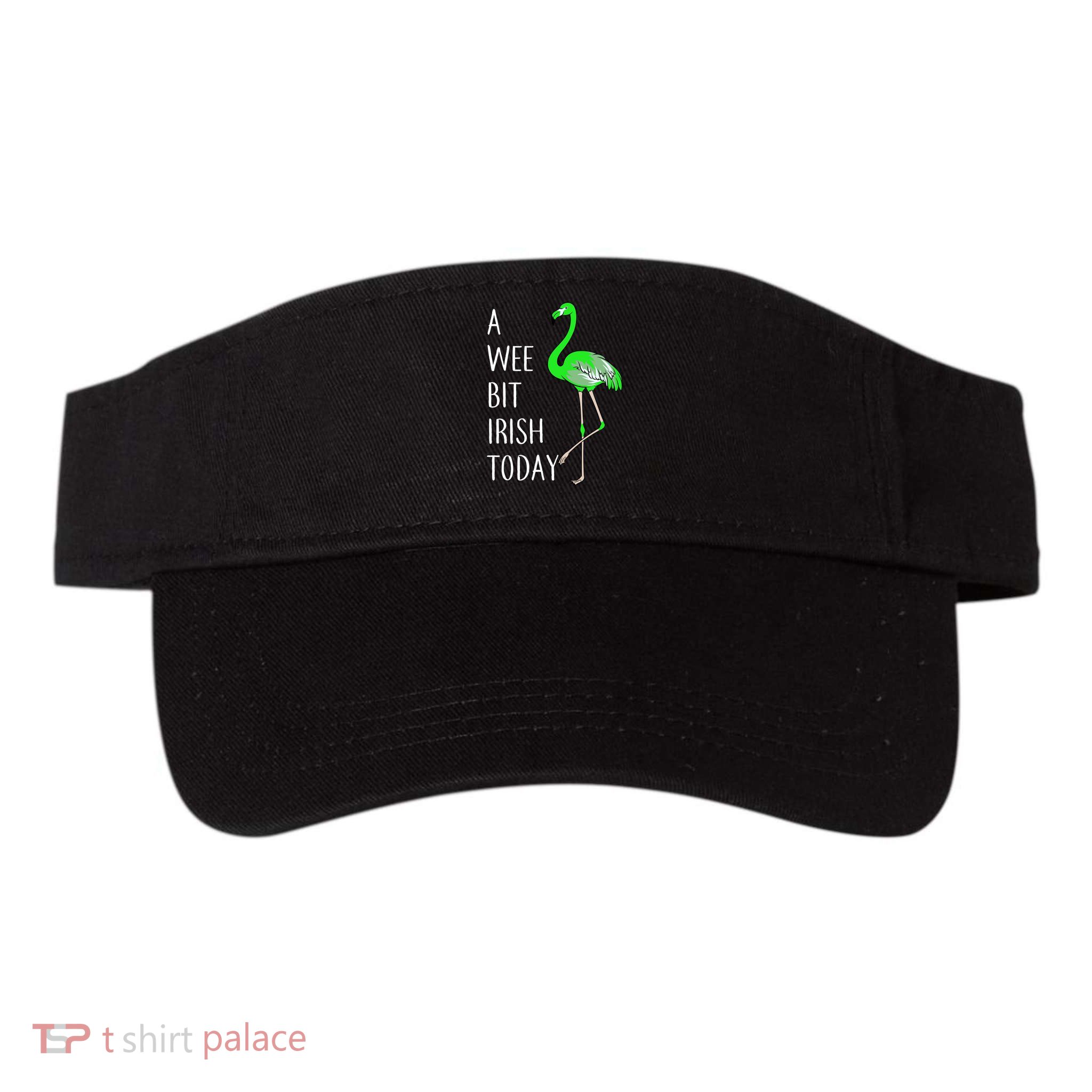 A Wee Bit Irish Today Flamingo Visor