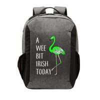 A Wee Bit Irish Today Flamingo Vector Backpack