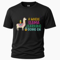A Whole Llama Learning Going On Performance Shirt