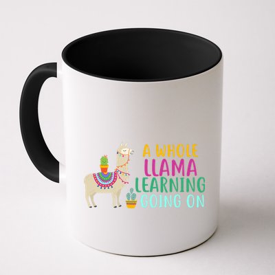 A Whole Llama Learning Going On Mug