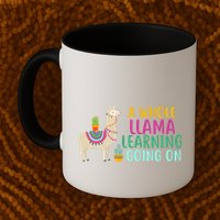 A Whole Llama Learning Going On Mug