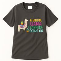 A Whole Llama Learning Going On Tall T-Shirt