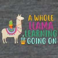 A Whole Llama Learning Going On Mousepad