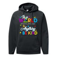 A World With Kindness Autism Awareness Performance Fleece Hoodie