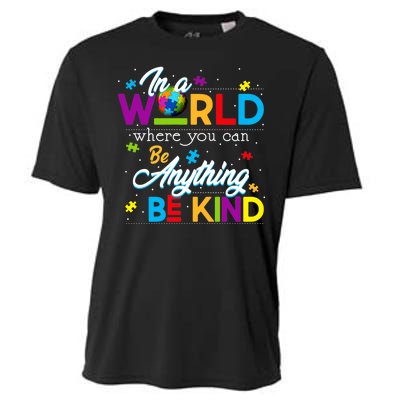 A World With Kindness Autism Awareness Cooling Performance Crew T-Shirt