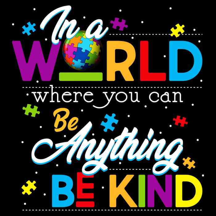A World With Kindness Autism Awareness Cooling Performance Crew T-Shirt