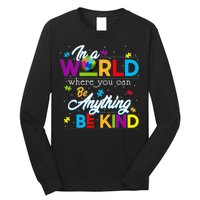 A World With Kindness Autism Awareness Long Sleeve Shirt