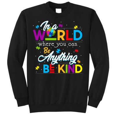 A World With Kindness Autism Awareness Sweatshirt