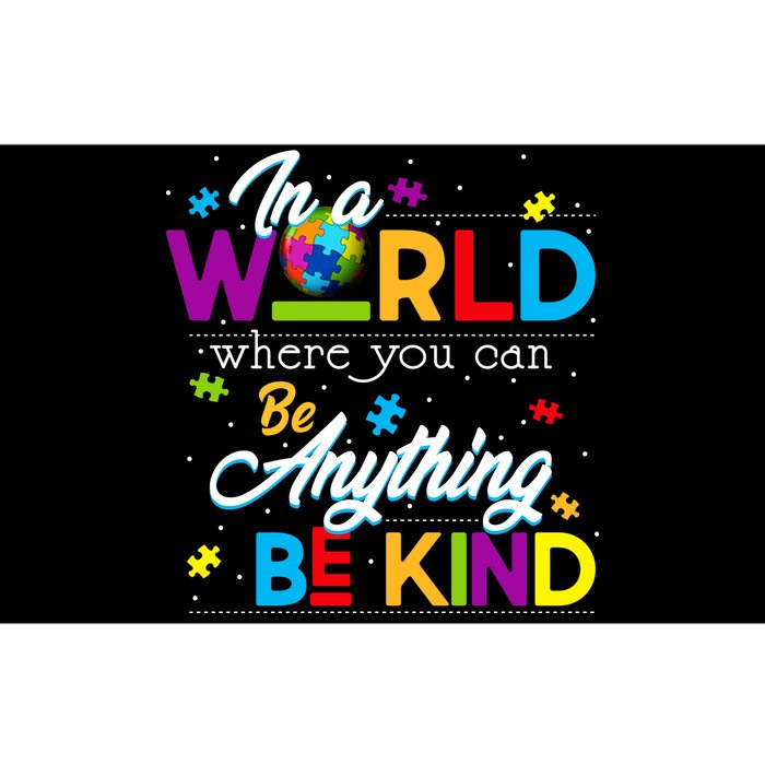 A World With Kindness Autism Awareness Bumper Sticker