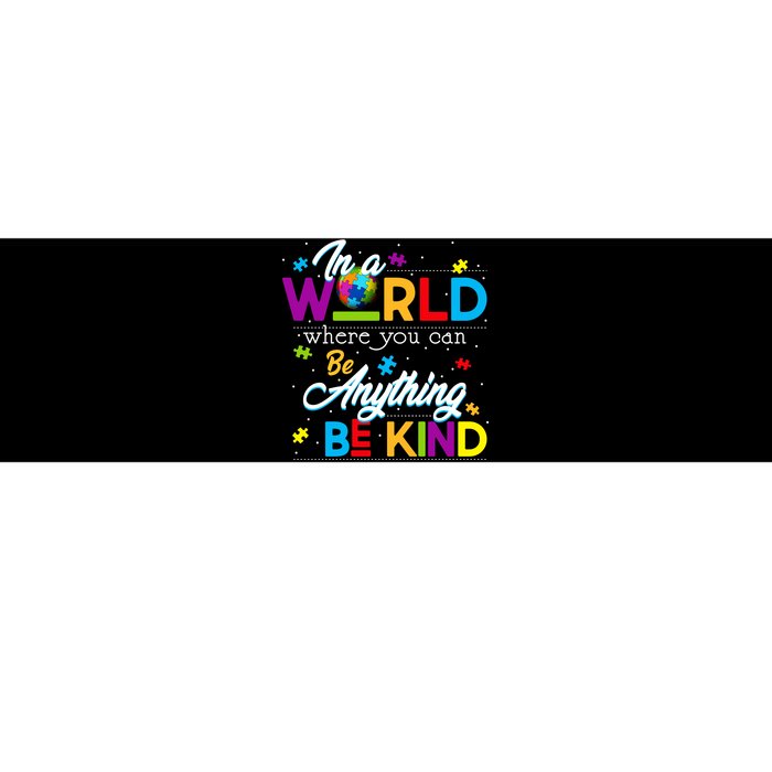 A World With Kindness Autism Awareness Bumper Sticker