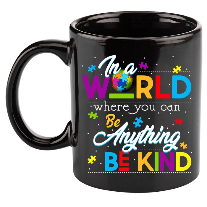 A World With Kindness Autism Awareness 11oz C Handle Ceramic Mug