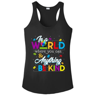 A World With Kindness Autism Awareness Ladies PosiCharge Competitor Racerback Tank