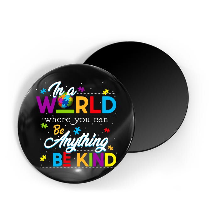 A World With Kindness Autism Awareness Magnet