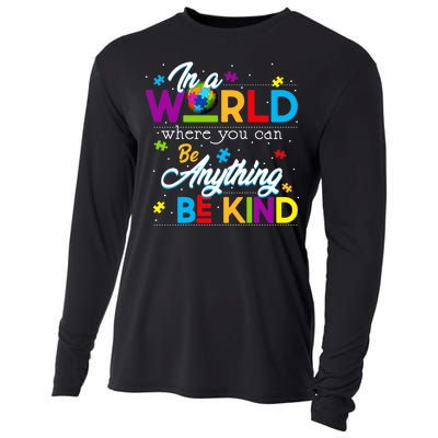 A World With Kindness Autism Awareness Cooling Performance Long Sleeve Crew