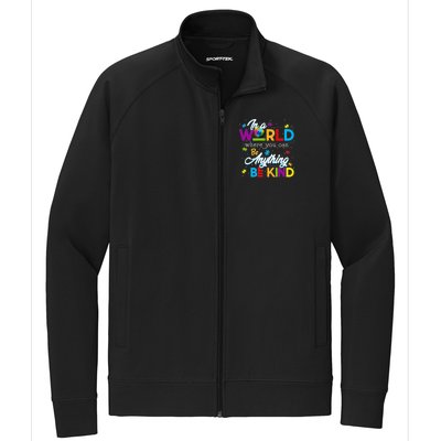 A World With Kindness Autism Awareness Stretch Full-Zip Cadet Jacket