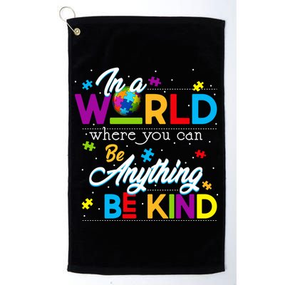 A World With Kindness Autism Awareness Golf Towel