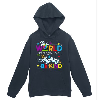 A World With Kindness Autism Awareness Urban Pullover Hoodie