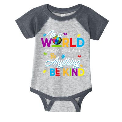 A World With Kindness Autism Awareness Infant Baby Jersey Bodysuit