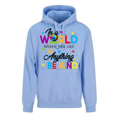 A World With Kindness Autism Awareness Unisex Surf Hoodie