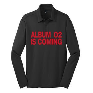 Album 02 Is Coming Silk Touch Performance Long Sleeve Polo