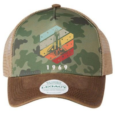 Apollo 11 1969 NASA Space Moon Landing Astronaut Vintage Retro Legacy Tie Dye Trucker Hat