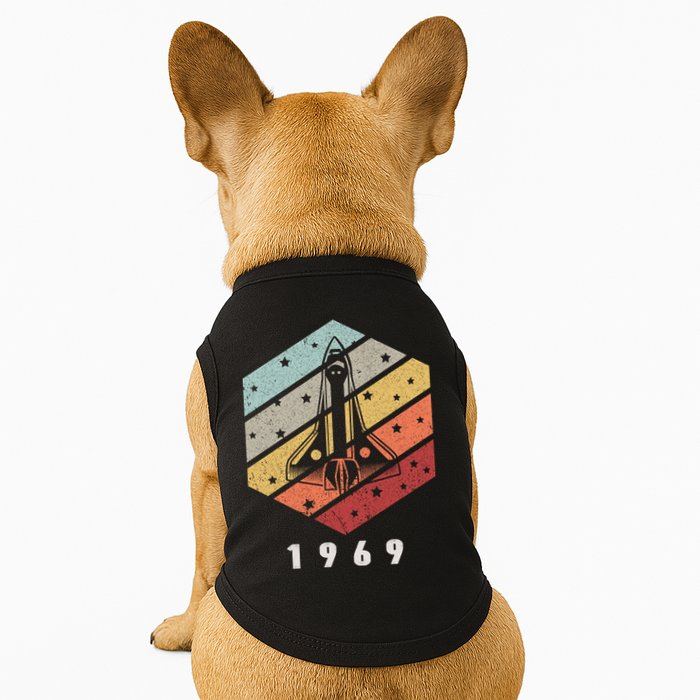 Apollo 11 1969 NASA Space Moon Landing Astronaut Vintage Retro Doggie Tank
