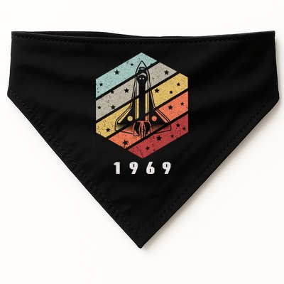Apollo 11 1969 NASA Space Moon Landing Astronaut Vintage Retro USA-Made Doggie Bandana