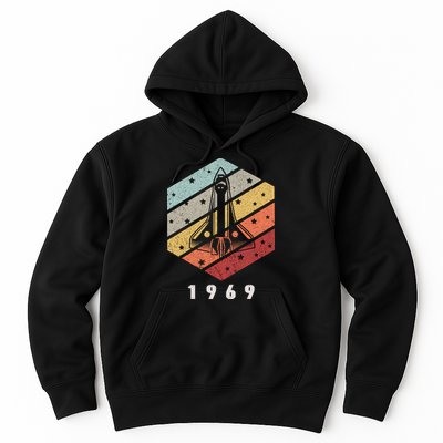 Apollo 11 1969 NASA Space Moon Landing Astronaut Vintage Retro Hoodie