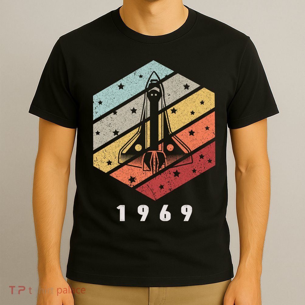 Apollo 11 1969 NASA Space Moon Landing Astronaut Vintage Retro T-Shirt