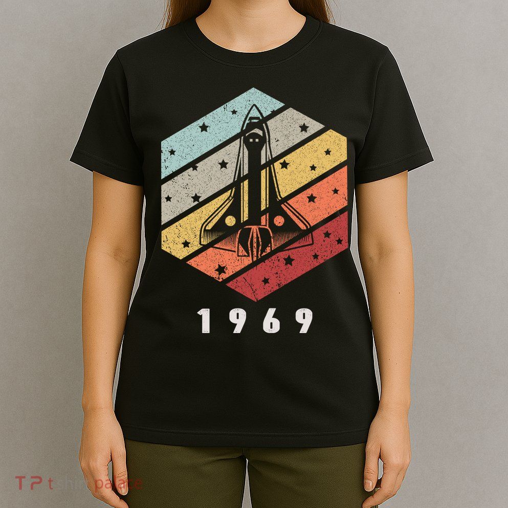 Apollo 11 1969 NASA Space Moon Landing Astronaut Vintage Retro T-Shirt