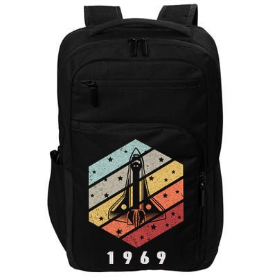 Apollo 11 1969 NASA Space Moon Landing Astronaut Vintage Retro Impact Tech Backpack