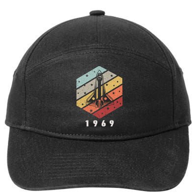 Apollo 11 1969 NASA Space Moon Landing Astronaut Vintage Retro 7-Panel Snapback Hat