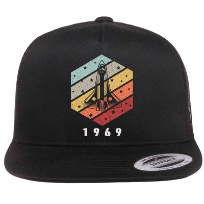 Apollo 11 1969 NASA Space Moon Landing Astronaut Vintage Retro Flatbill Hat