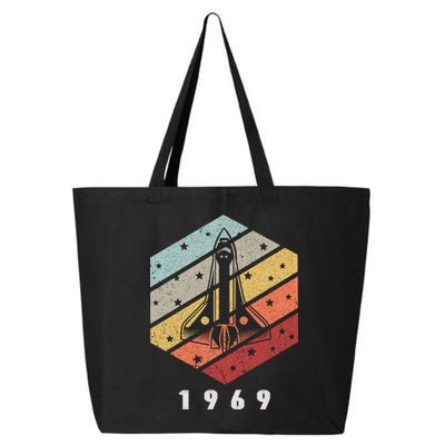Apollo 11 1969 NASA Space Moon Landing Astronaut Vintage Retro 25L Jumbo Tote