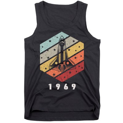 Apollo 11 1969 NASA Space Moon Landing Astronaut Vintage Retro Tank Top