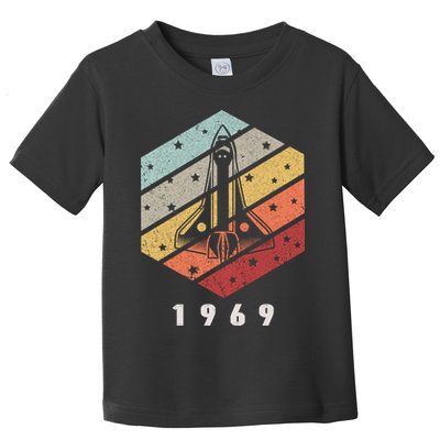 Apollo 11 1969 NASA Space Moon Landing Astronaut Vintage Retro Toddler T-Shirt