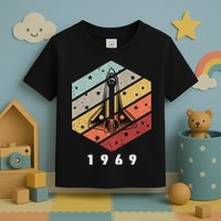 Apollo 11 1969 NASA Space Moon Landing Astronaut Vintage Retro Toddler T-Shirt