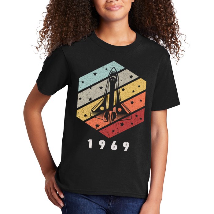 Apollo 11 1969 NASA Space Moon Landing Astronaut Vintage Retro Kids T-Shirt