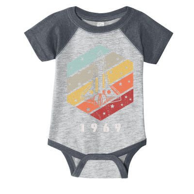 Apollo 11 1969 NASA Space Moon Landing Astronaut Vintage Retro Infant Baby Jersey Bodysuit